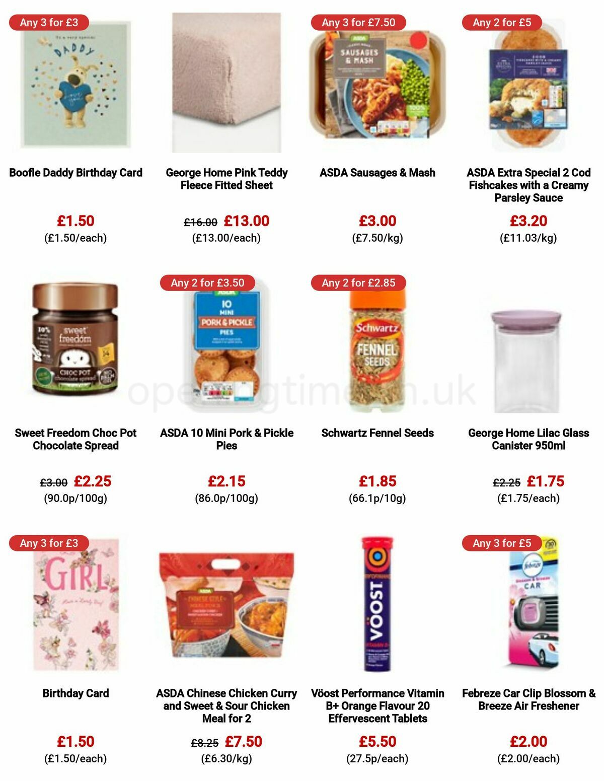 ASDA Offers from 20 January