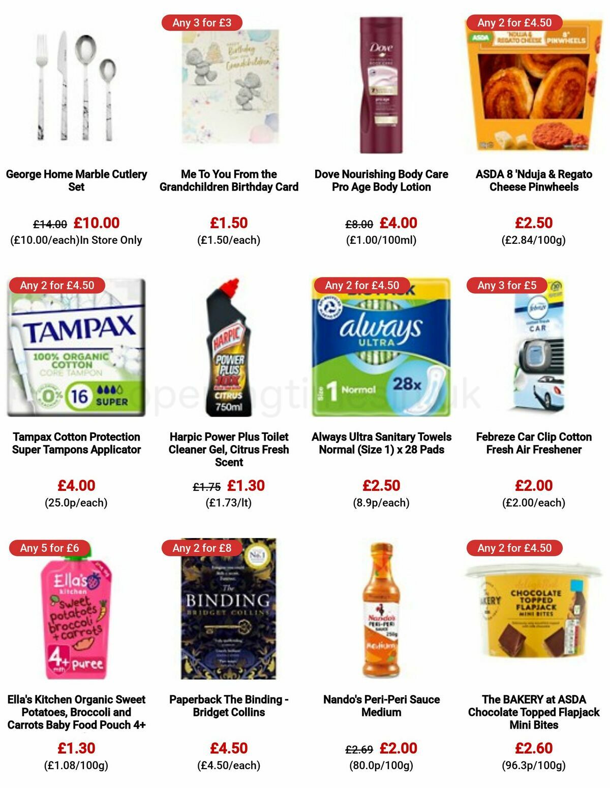 ASDA Offers from 20 January