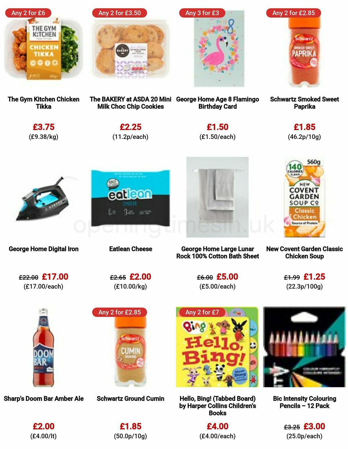 ASDA Offers from 20 January