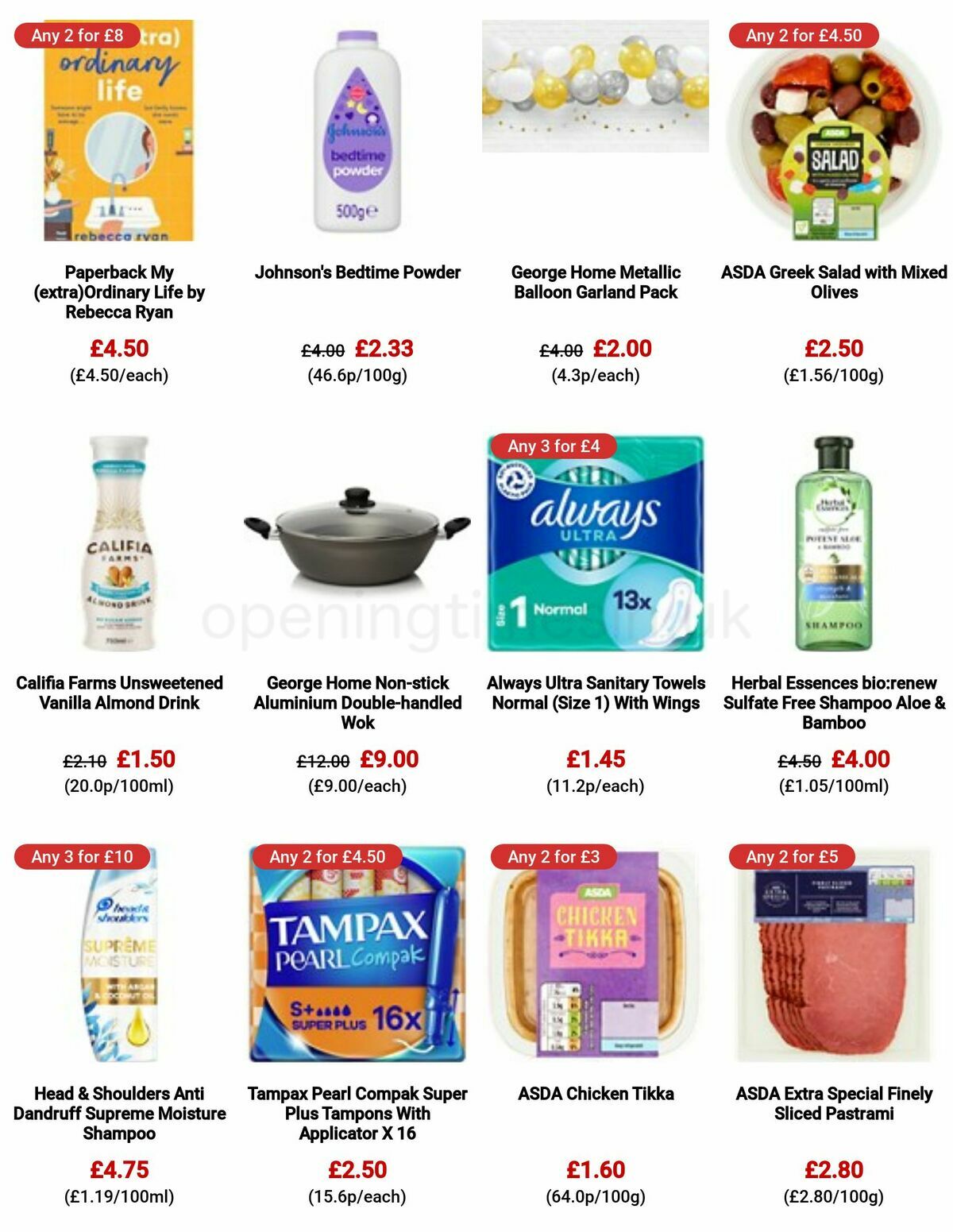 ASDA Offers from 20 January