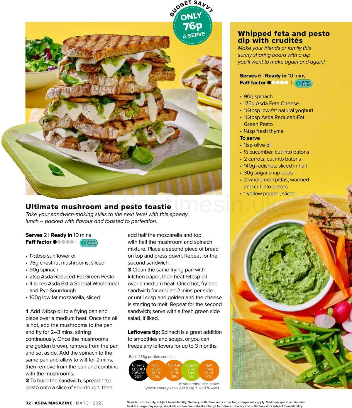 ASDA Magazine March Offers from 1 March