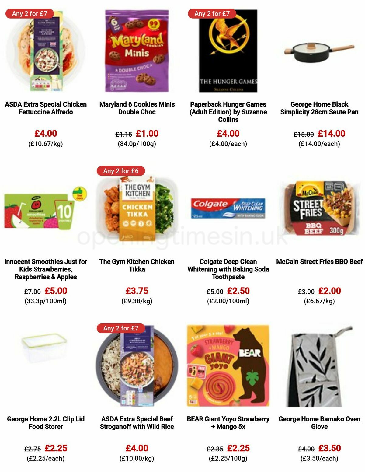 ASDA Offers from 22 March