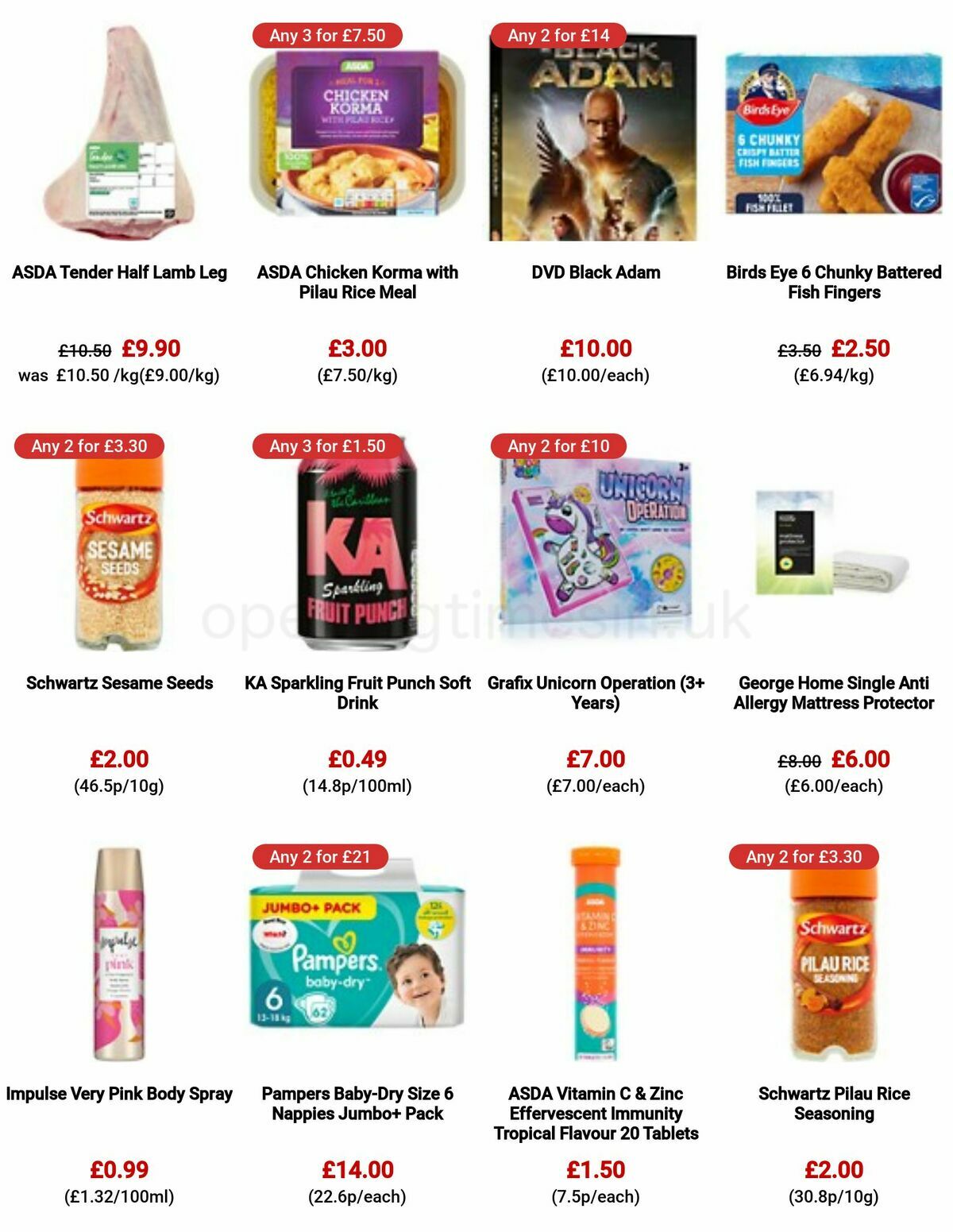 ASDA Offers from 22 March