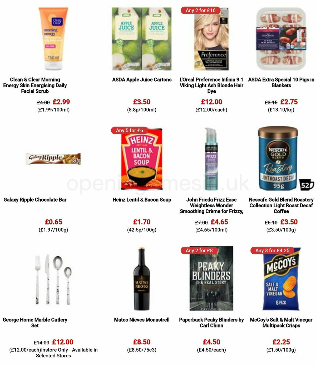 ASDA Offers from 22 March