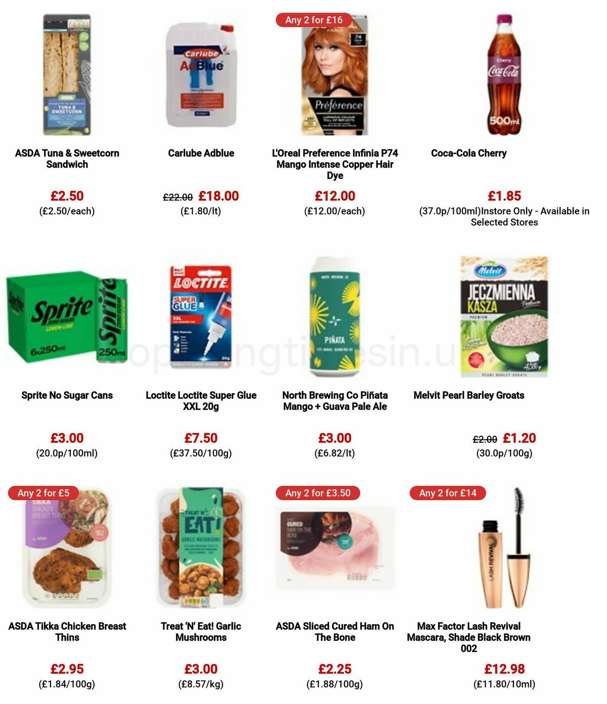 ASDA Offers from 9 June