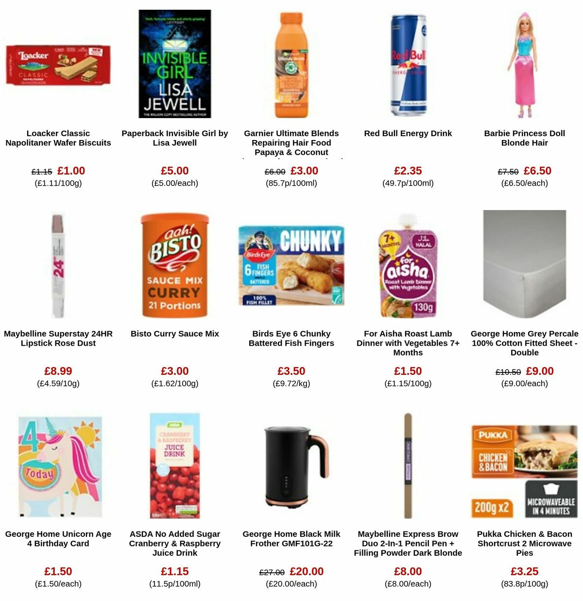 ASDA Offers from 11 August