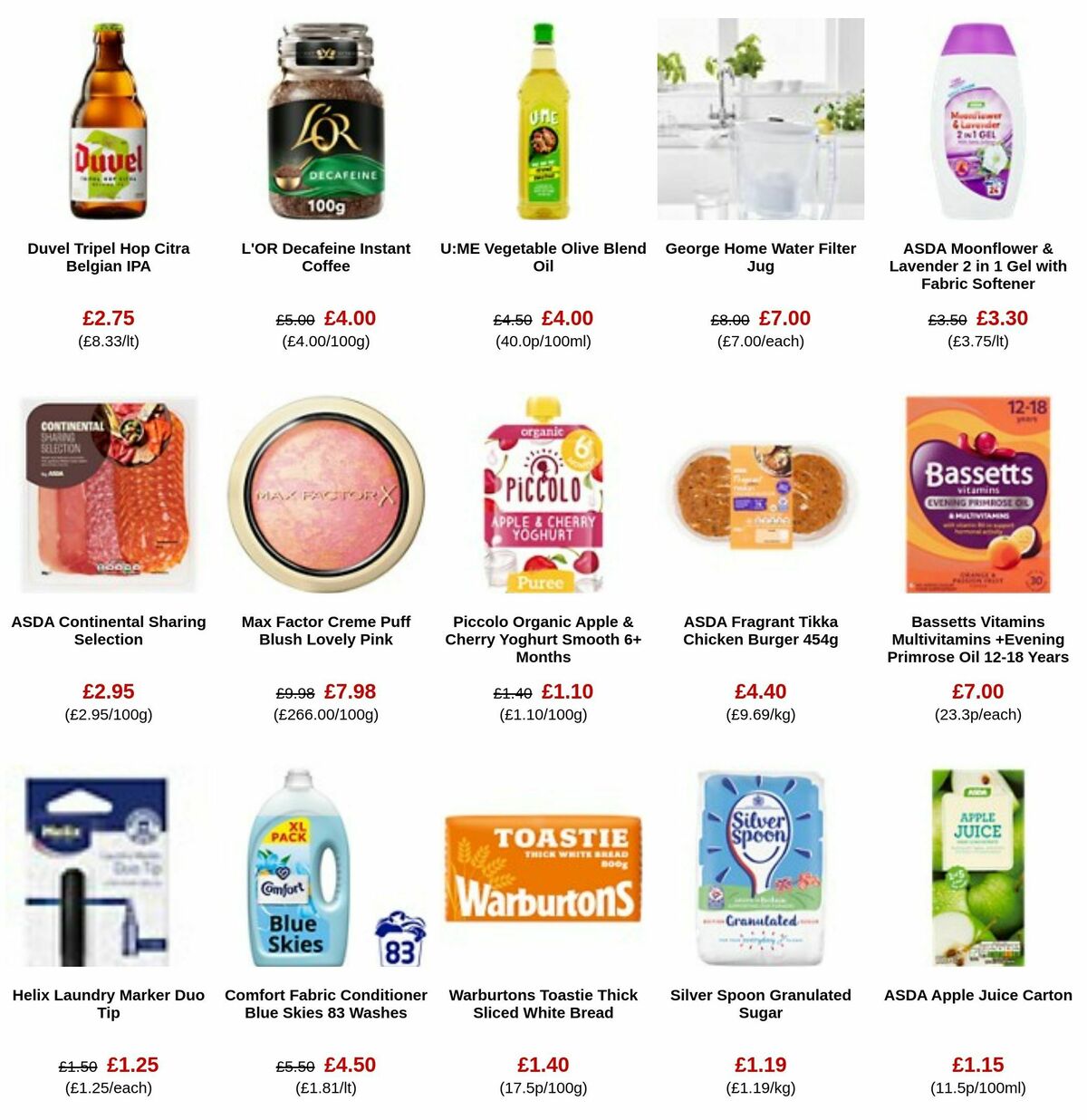 ASDA Offers from 11 August