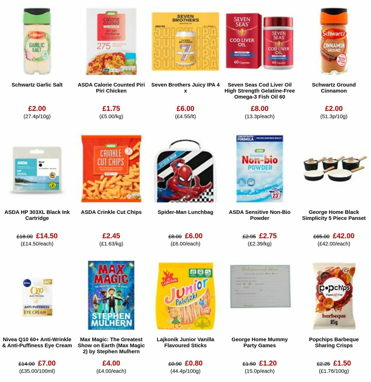 ASDA Offers from 11 August