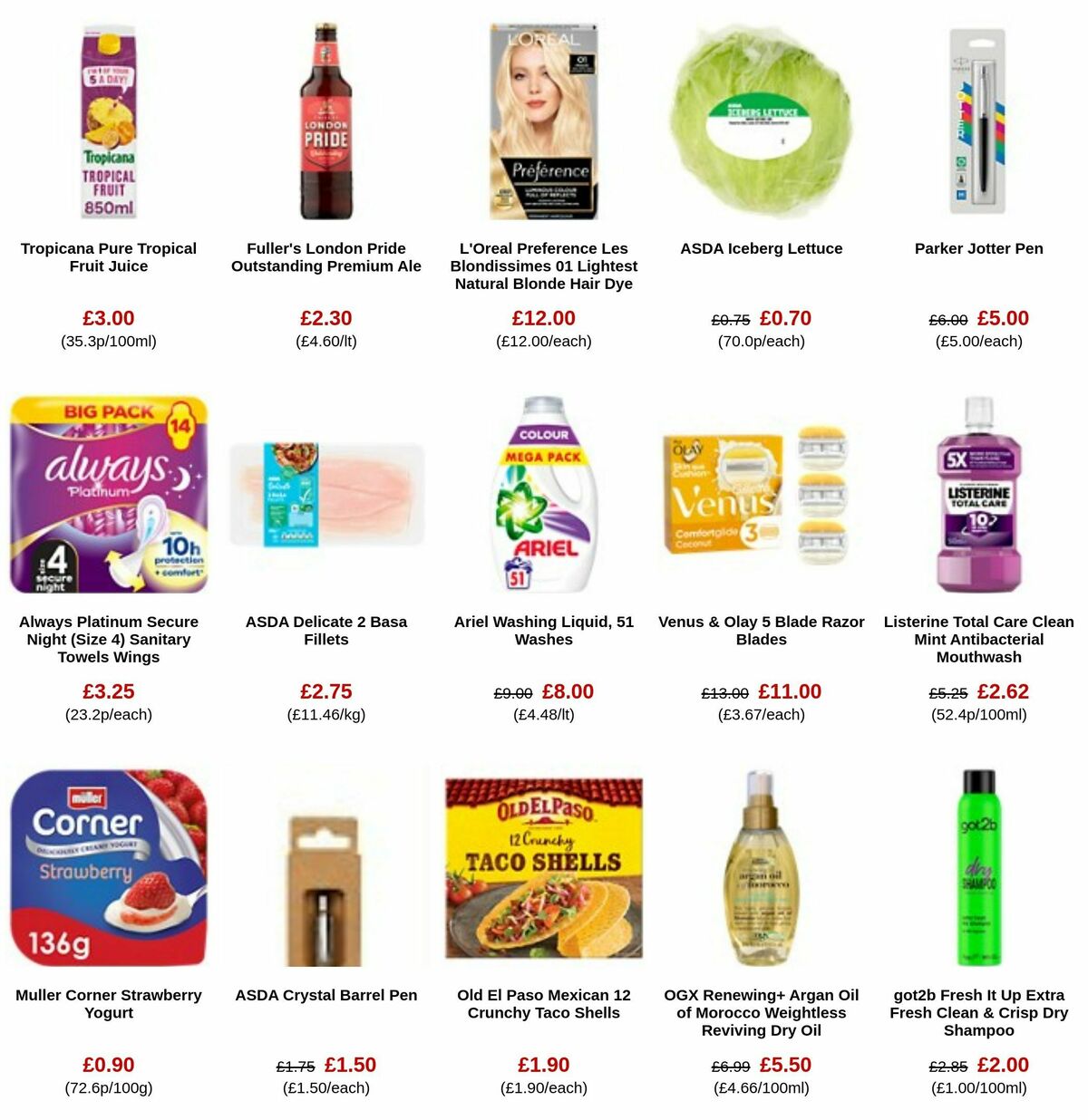 ASDA Offers from 11 August