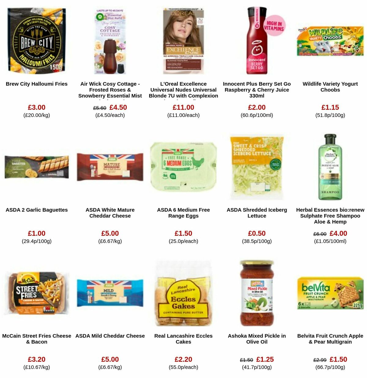 ASDA Offers from 3 November