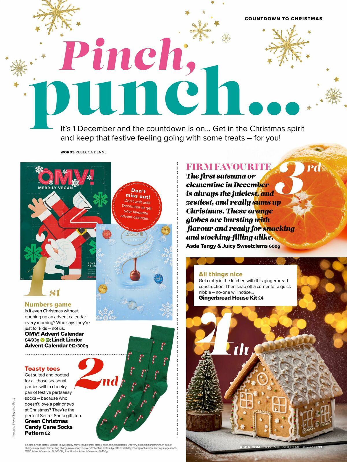 ASDA Magazine November/December Offers from 1 November