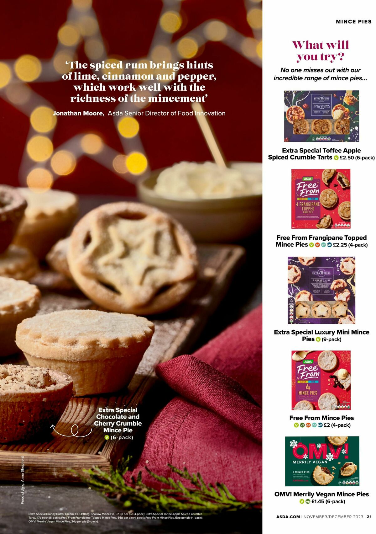 ASDA Magazine November/December Offers from 1 November