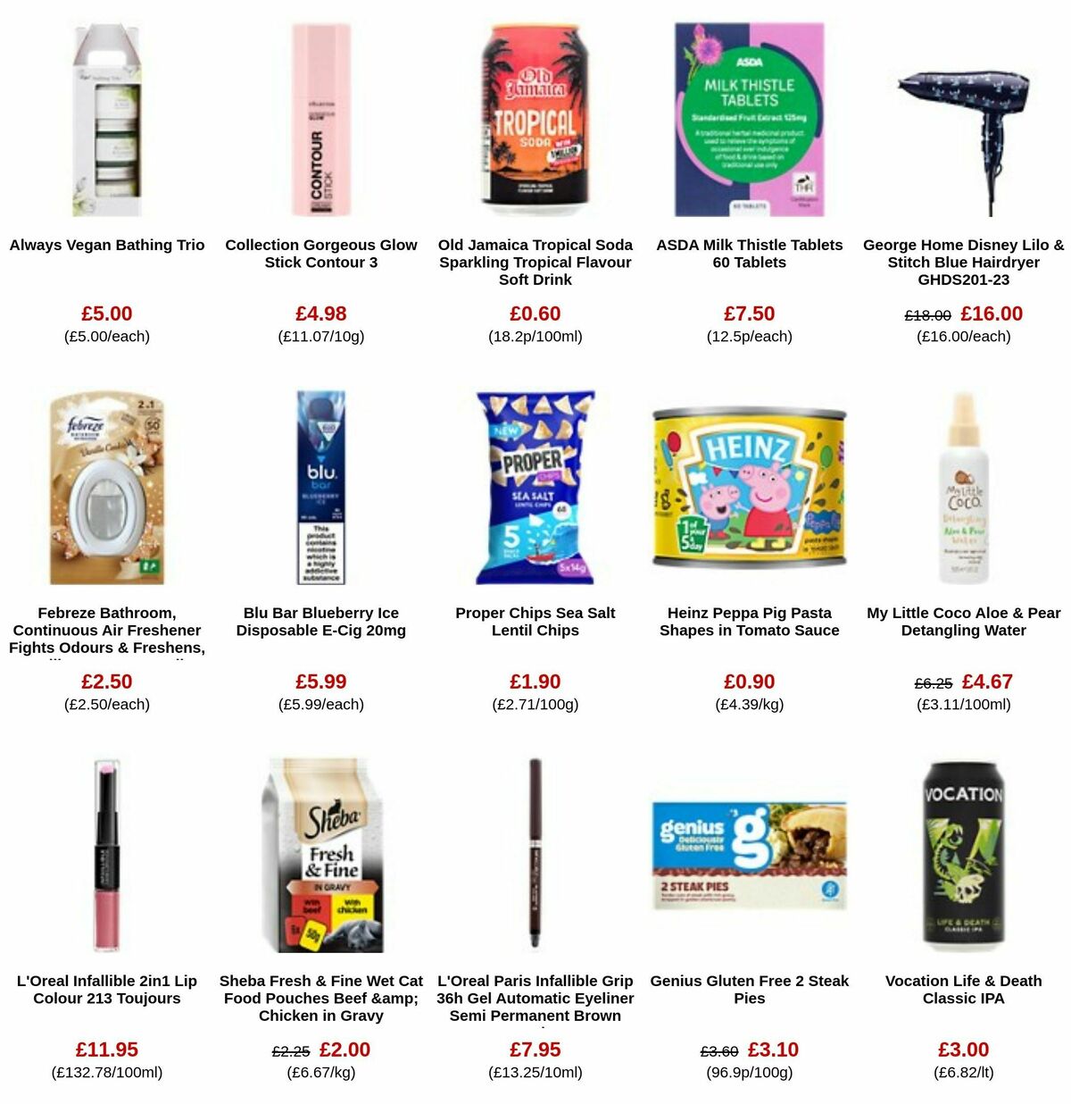 ASDA Offers from 1 December