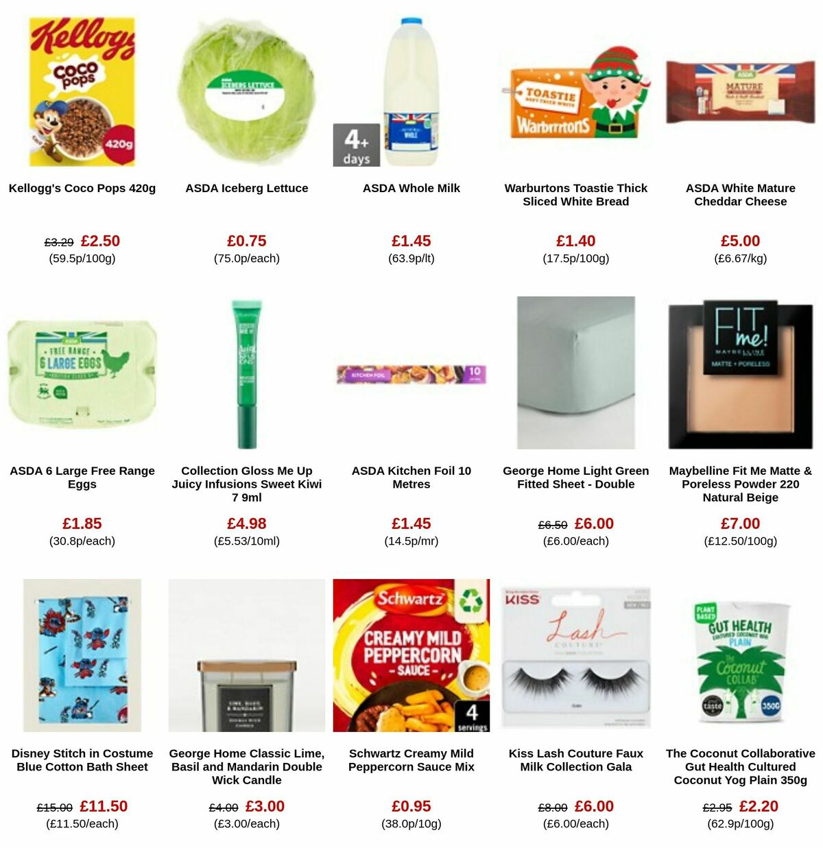 ASDA Offers from 1 December