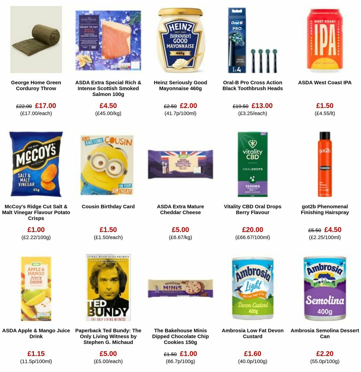 ASDA Offers from 1 December