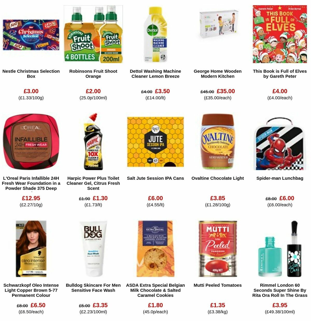 ASDA Offers from 8 December