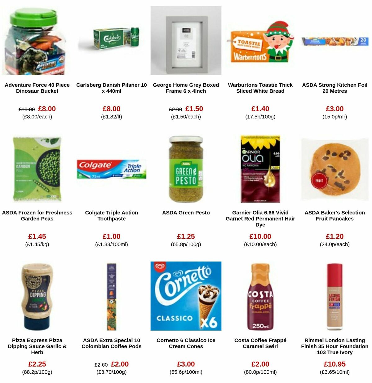 ASDA Offers from 8 December