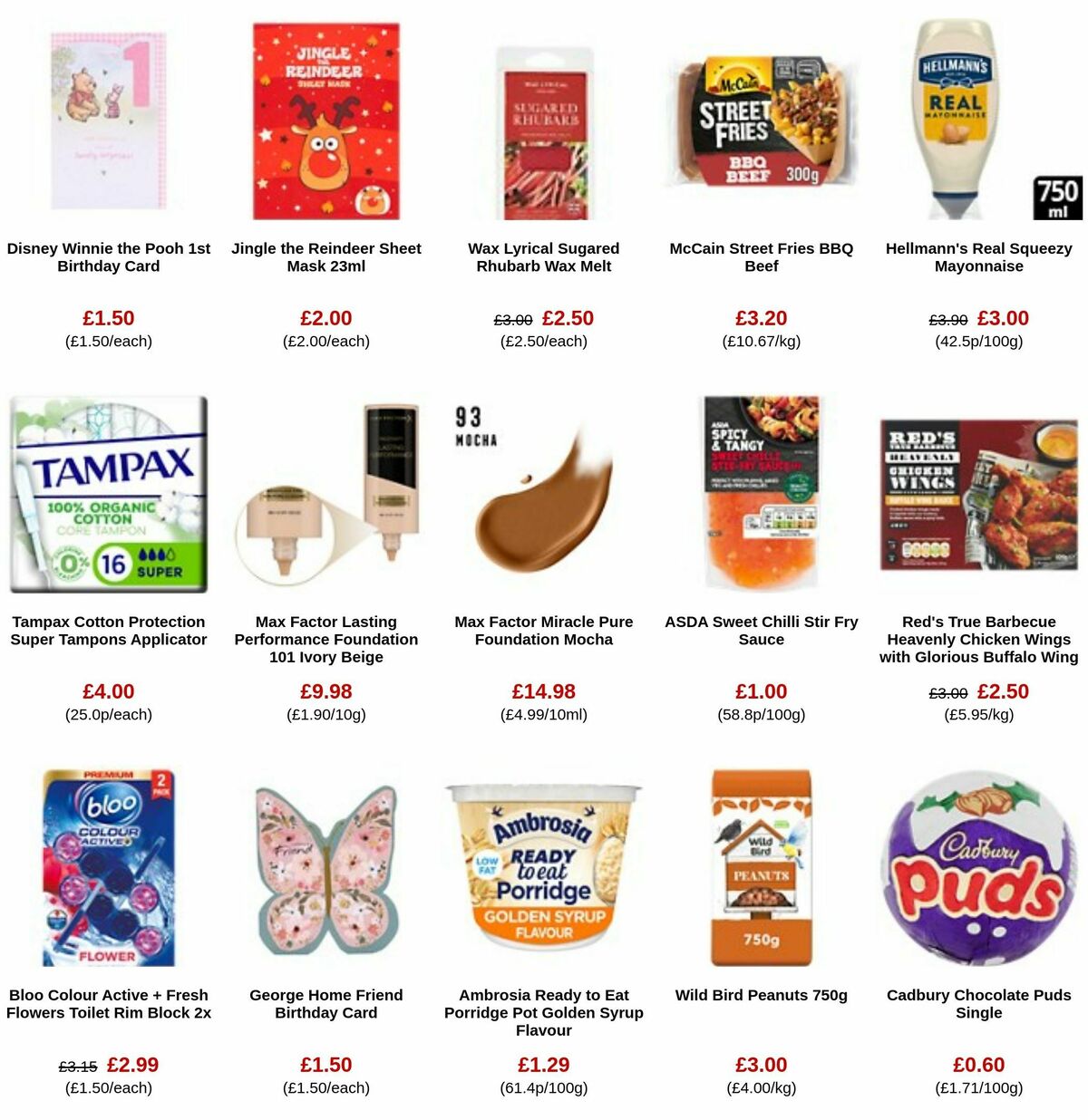 ASDA Offers from 8 December