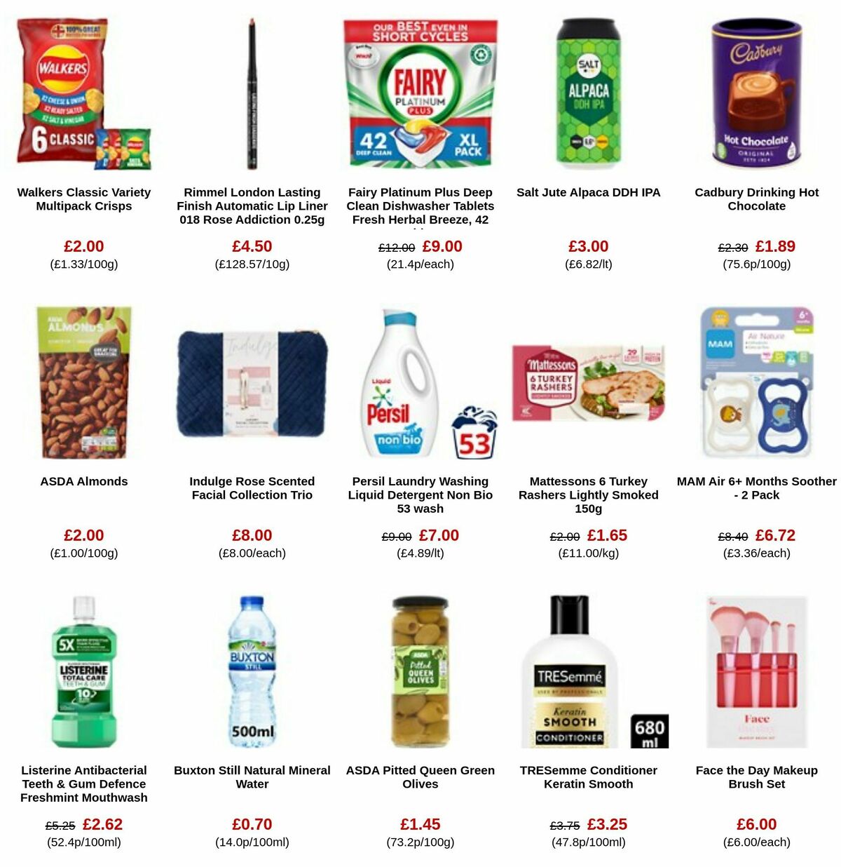 ASDA Offers from 8 December