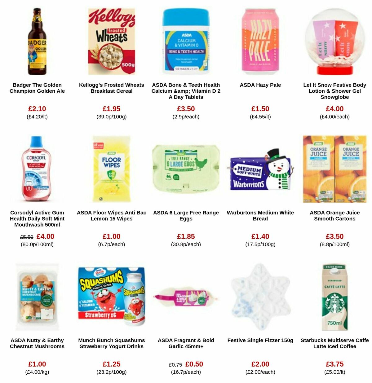 ASDA Offers from 8 December