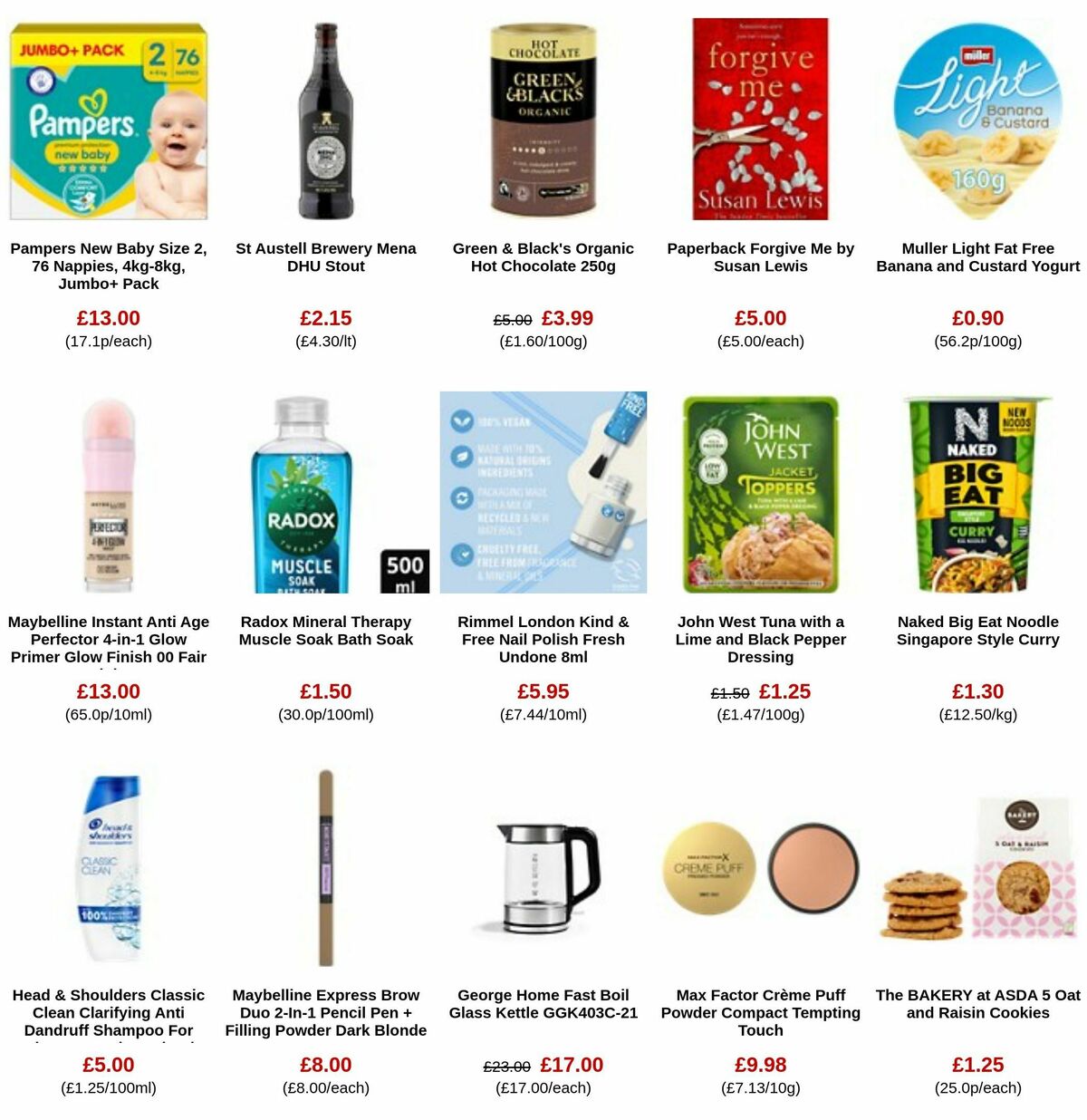 ASDA Offers from 29 December