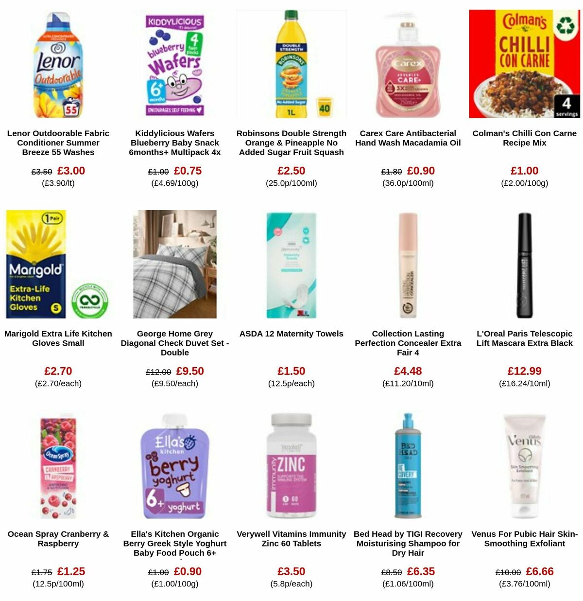 ASDA Offers from 29 December