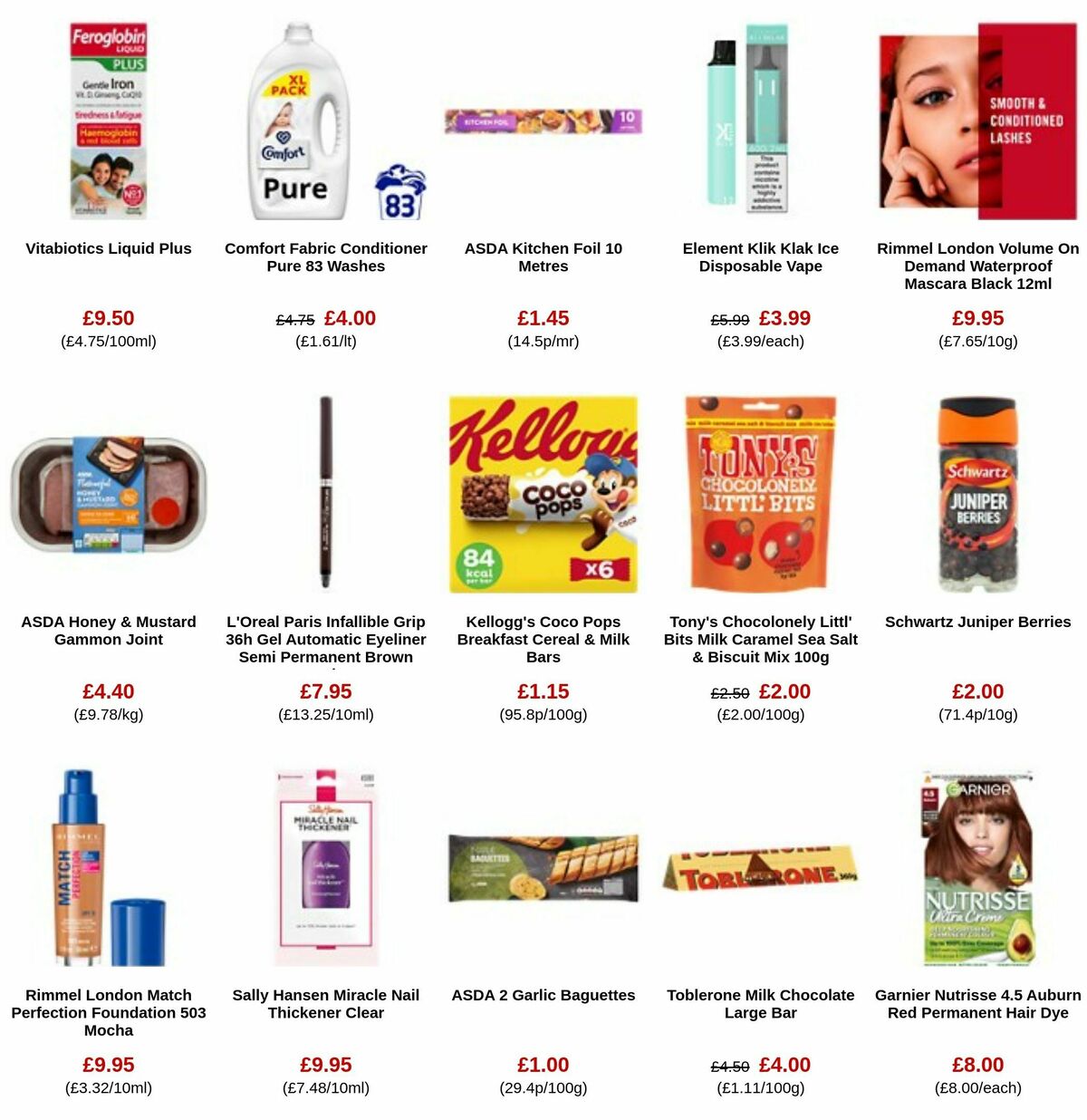 ASDA Offers from 29 December