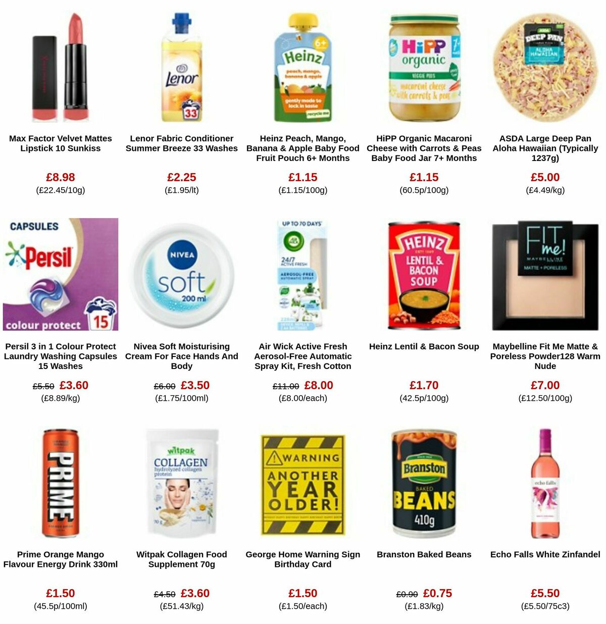 ASDA Offers from 29 December