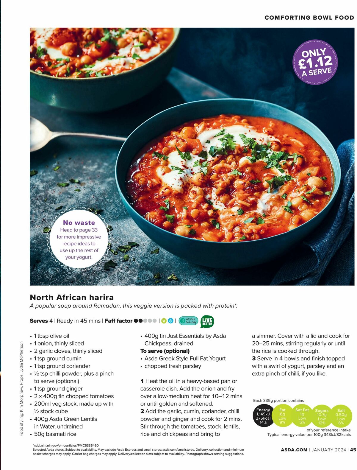 ASDA Magazine January Offers from 1 January