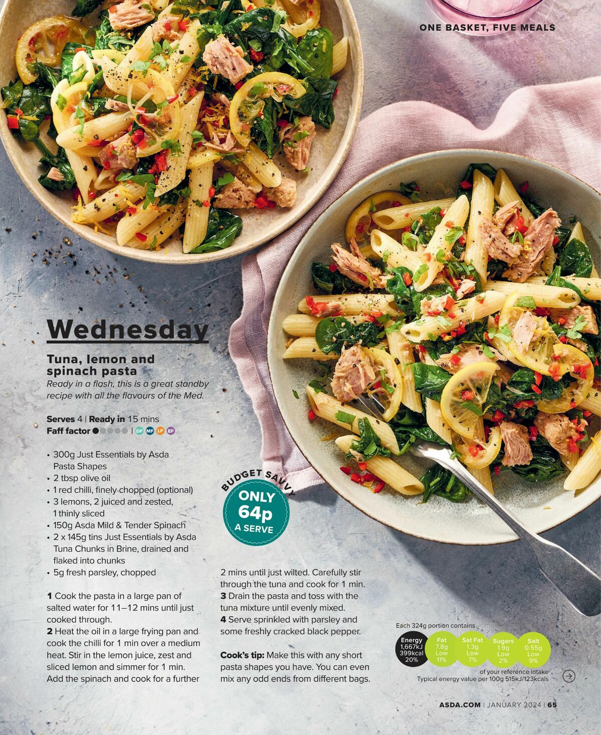 ASDA Magazine January Offers from 1 January