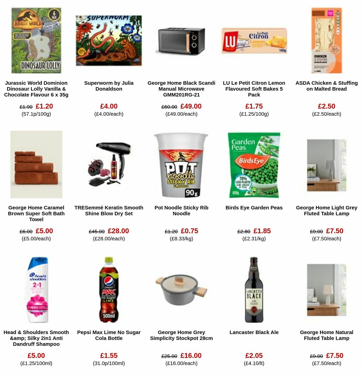 ASDA Offers from 5 January