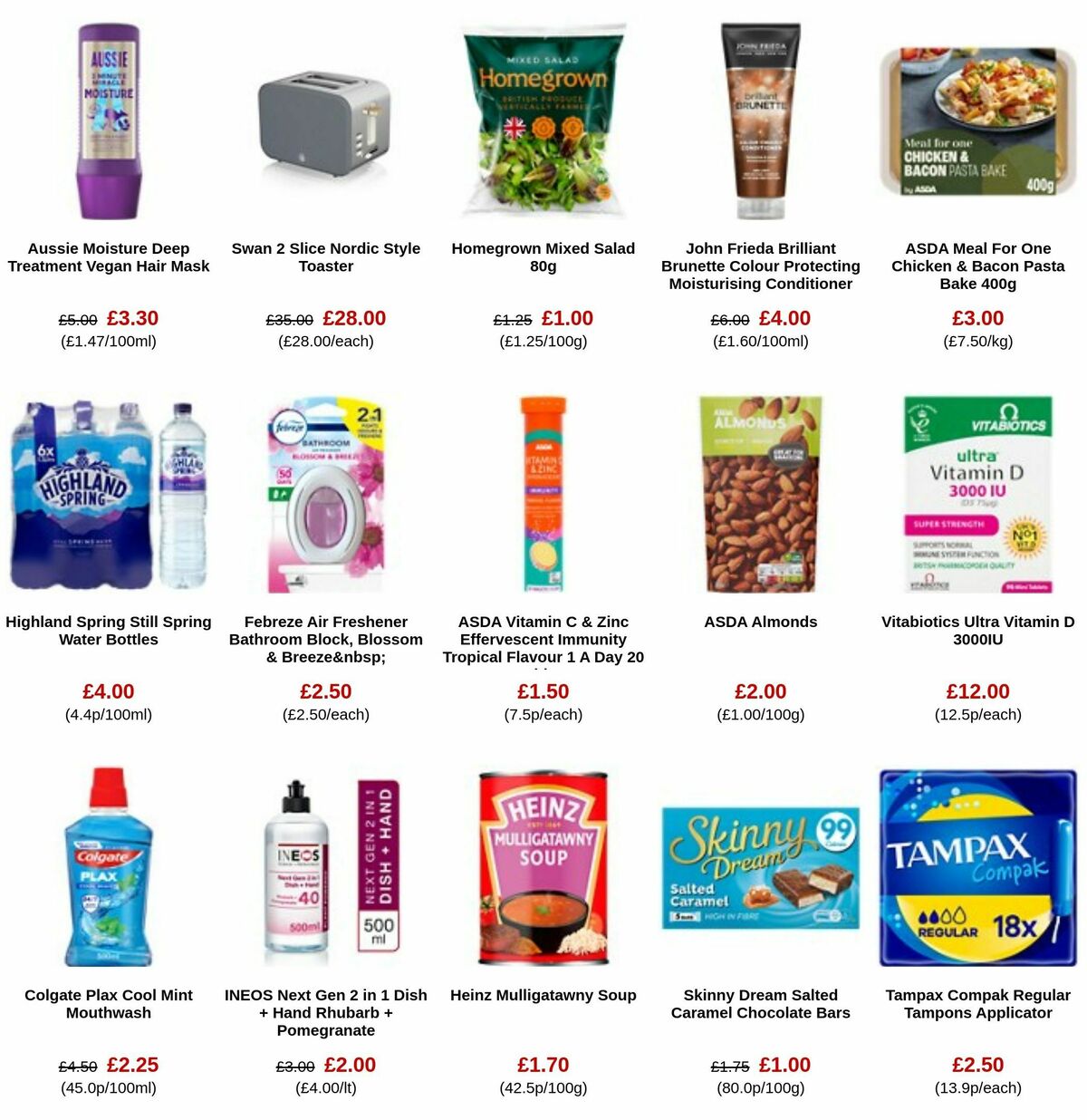 ASDA Offers from 5 January