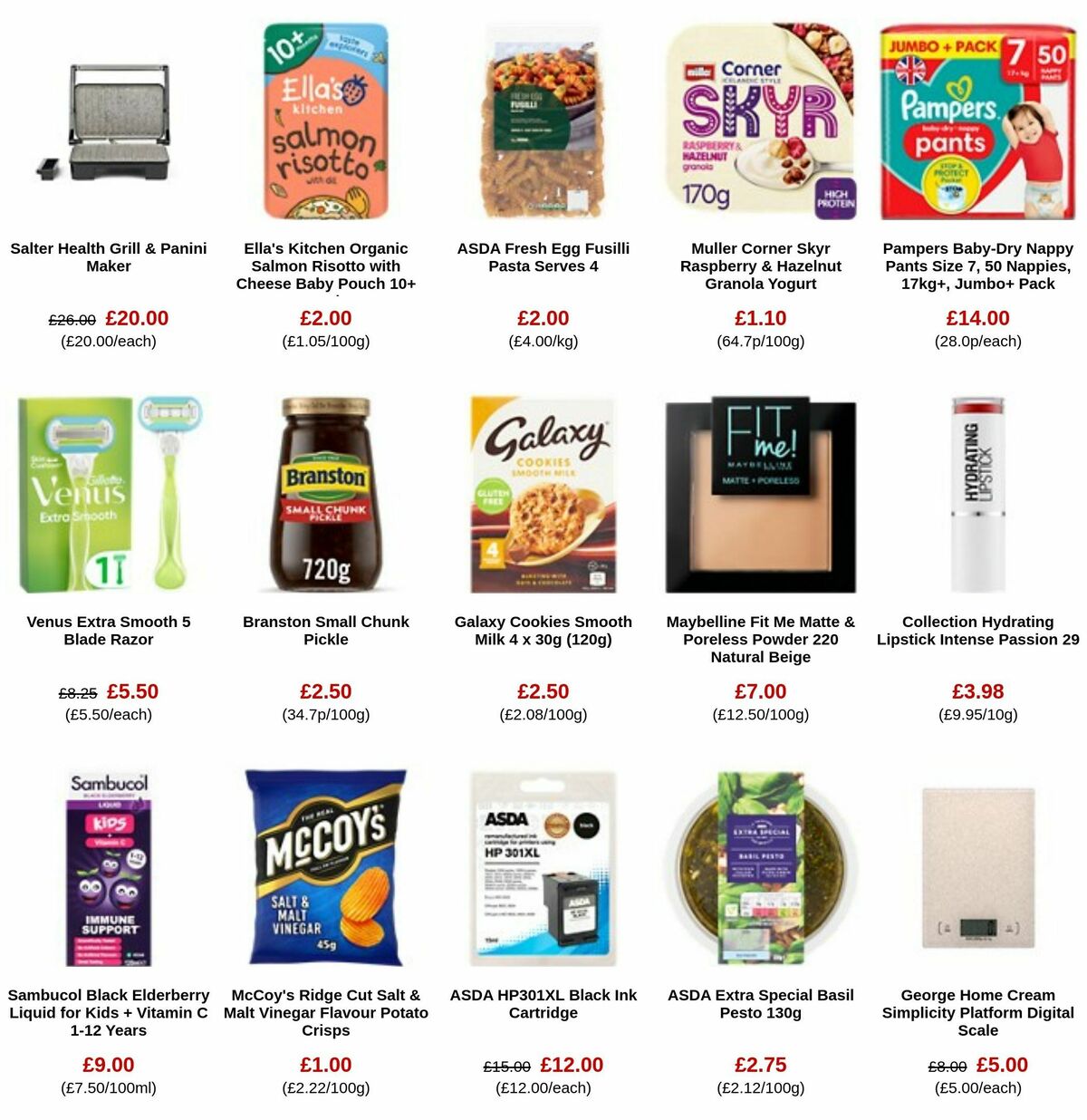 ASDA Offers from 5 January