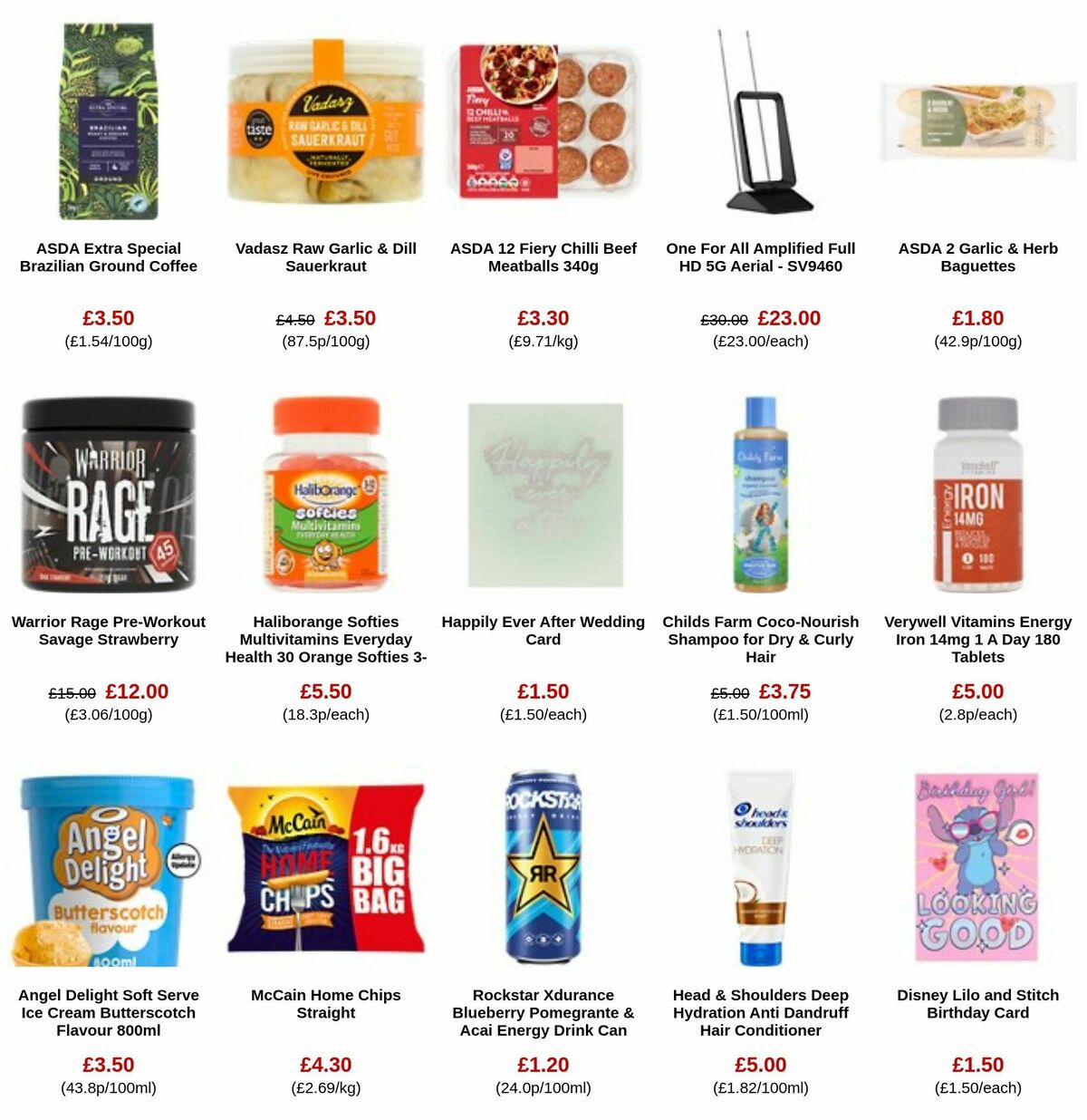 ASDA Offers from 12 January