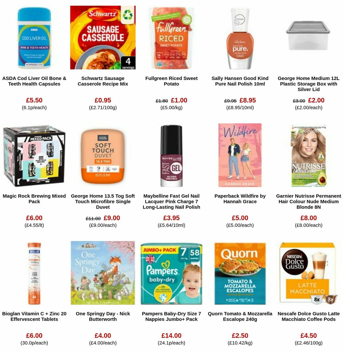 ASDA Offers from 12 January