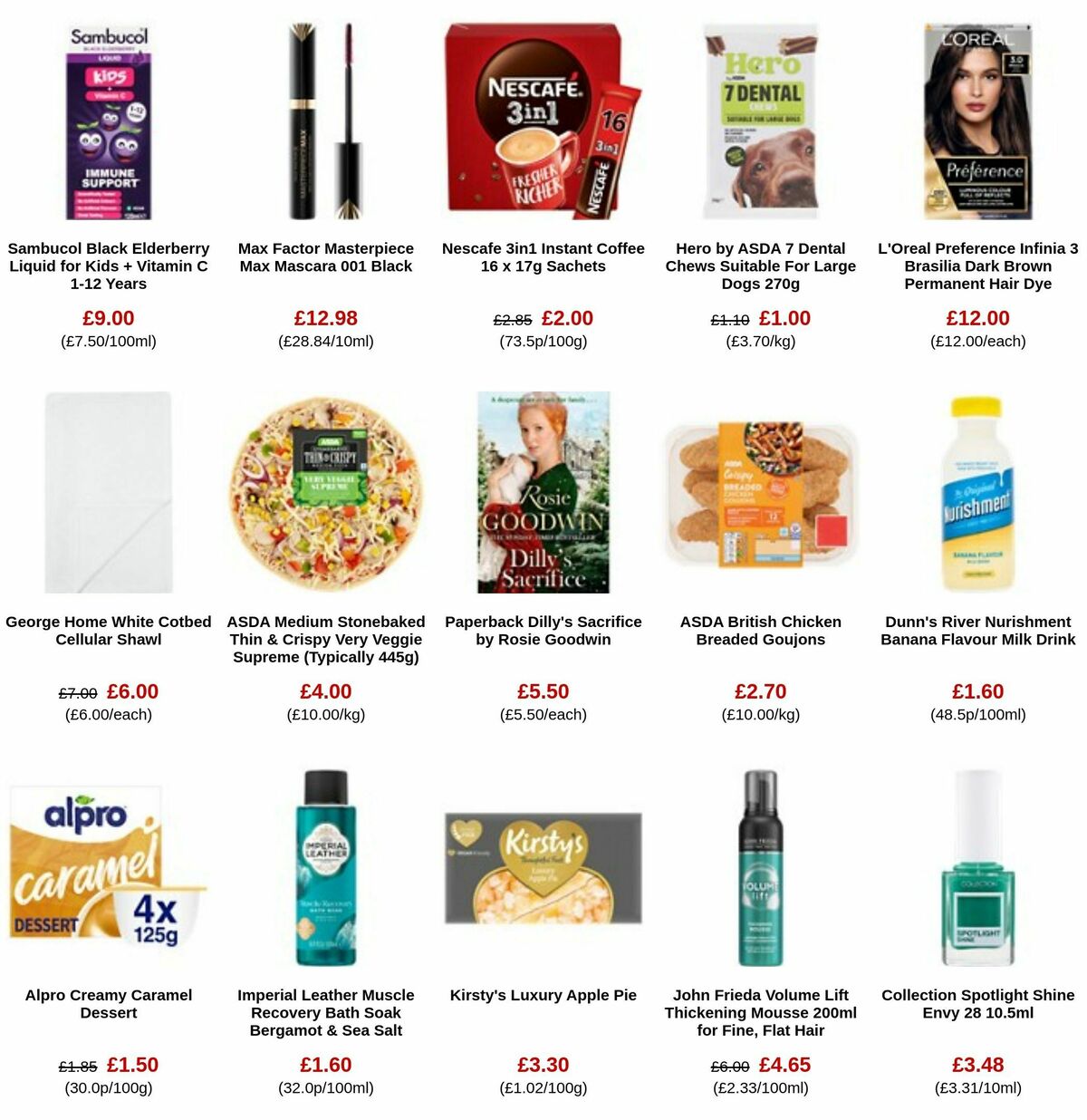 ASDA Offers from 12 January