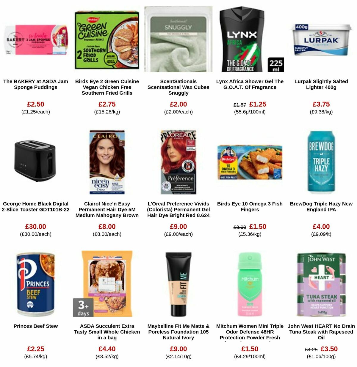 ASDA Offers from 12 January