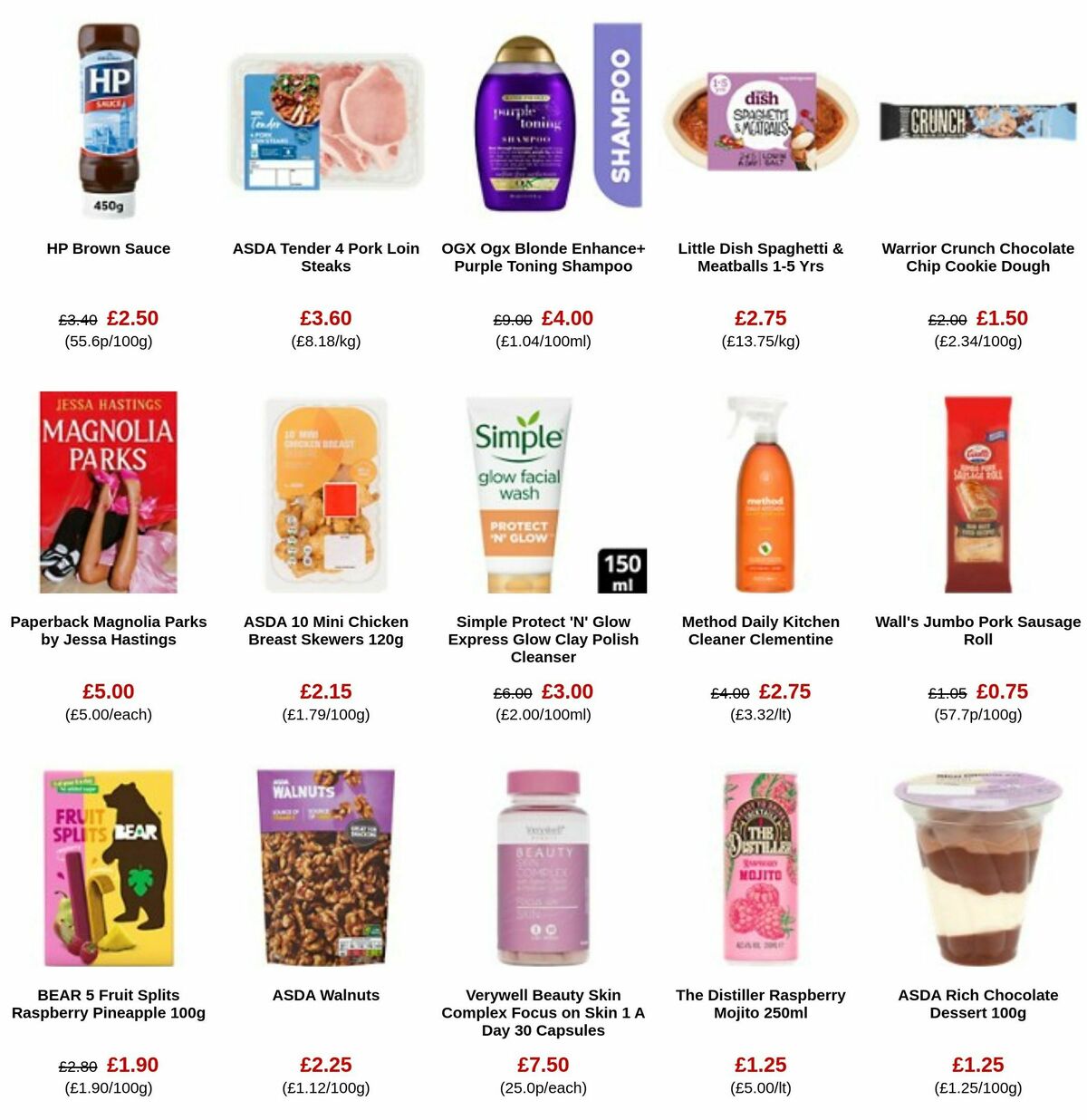 ASDA Offers from 12 January