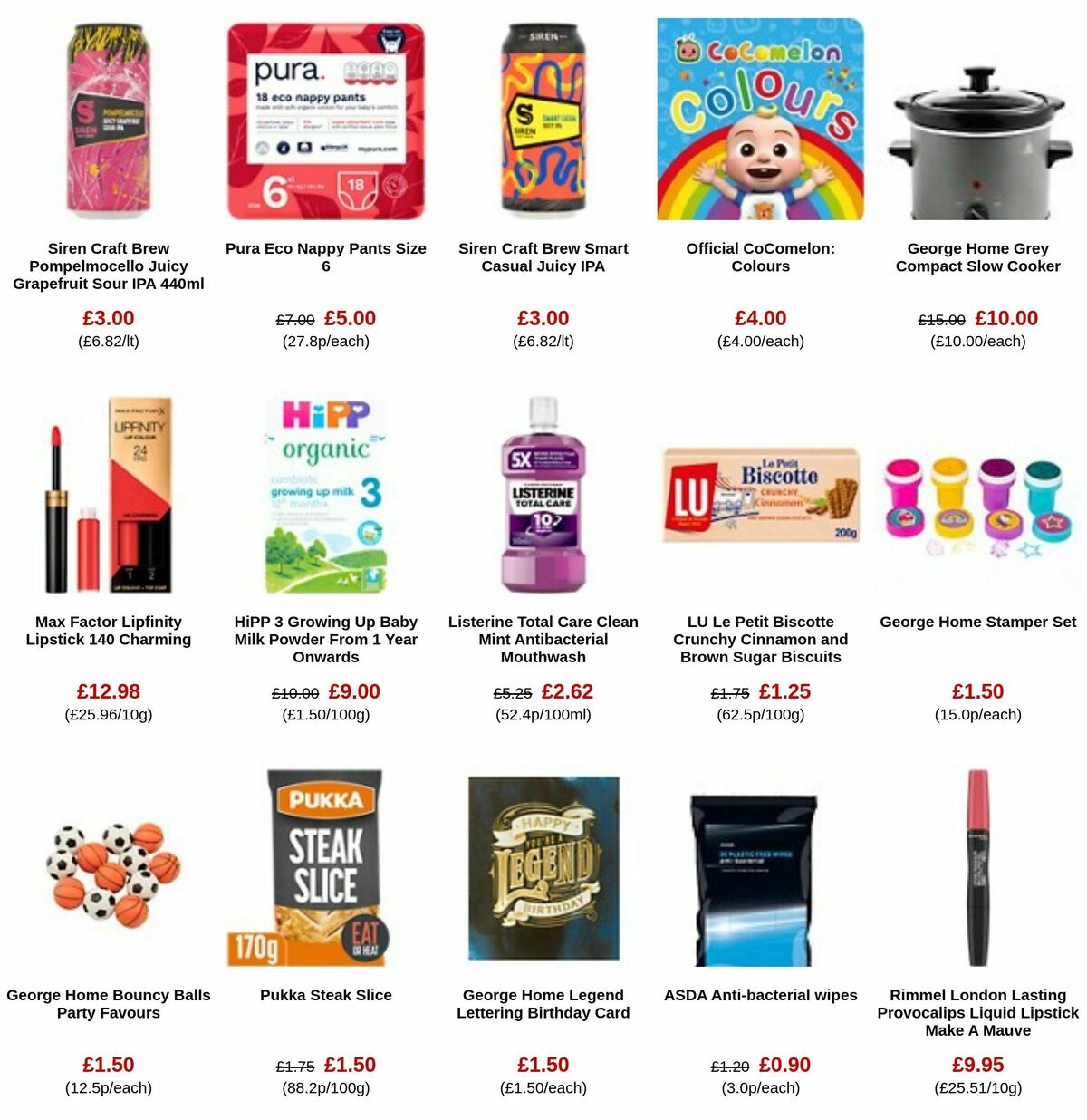 ASDA Offers from 9 February