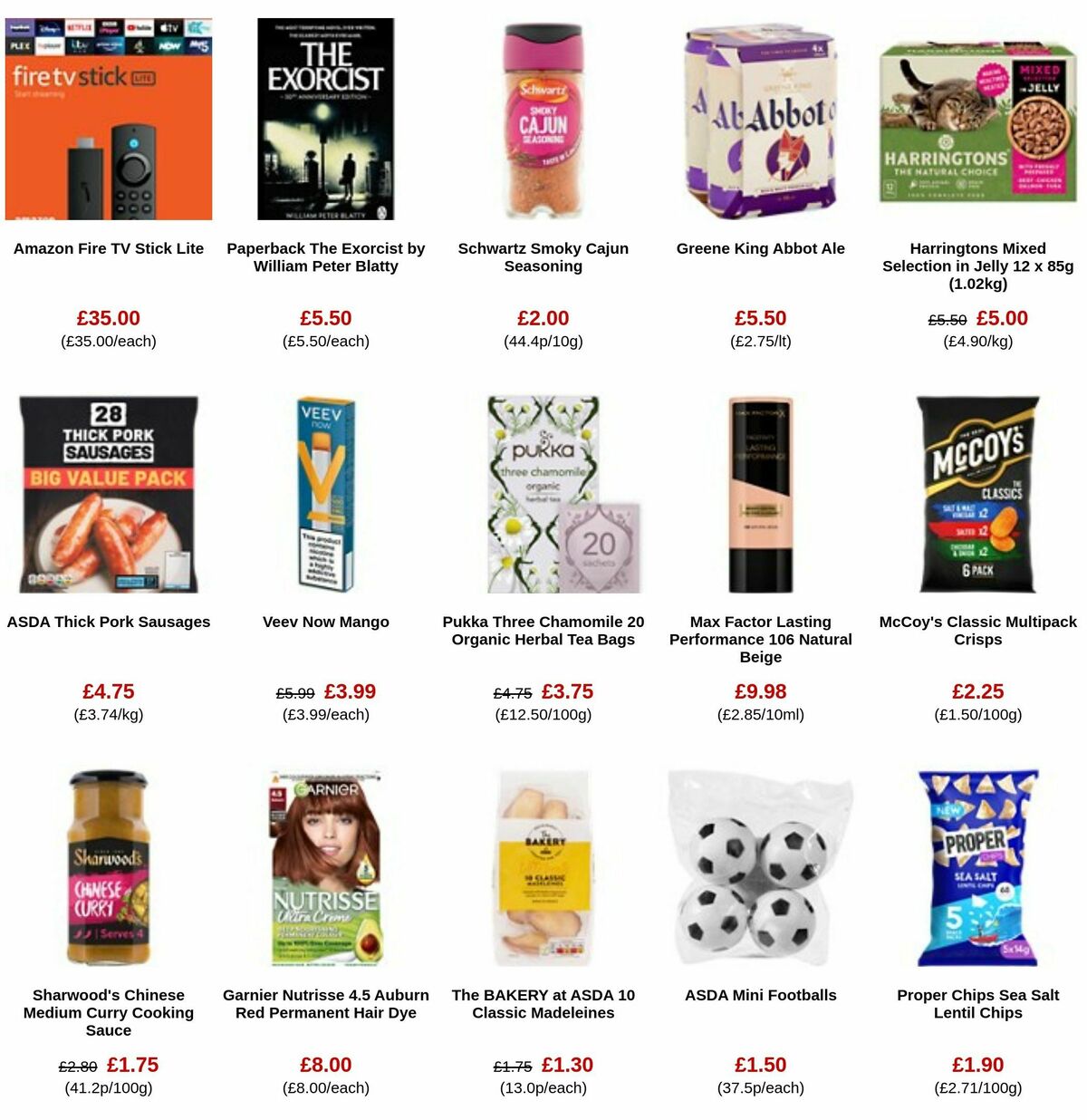 ASDA Offers from 16 February