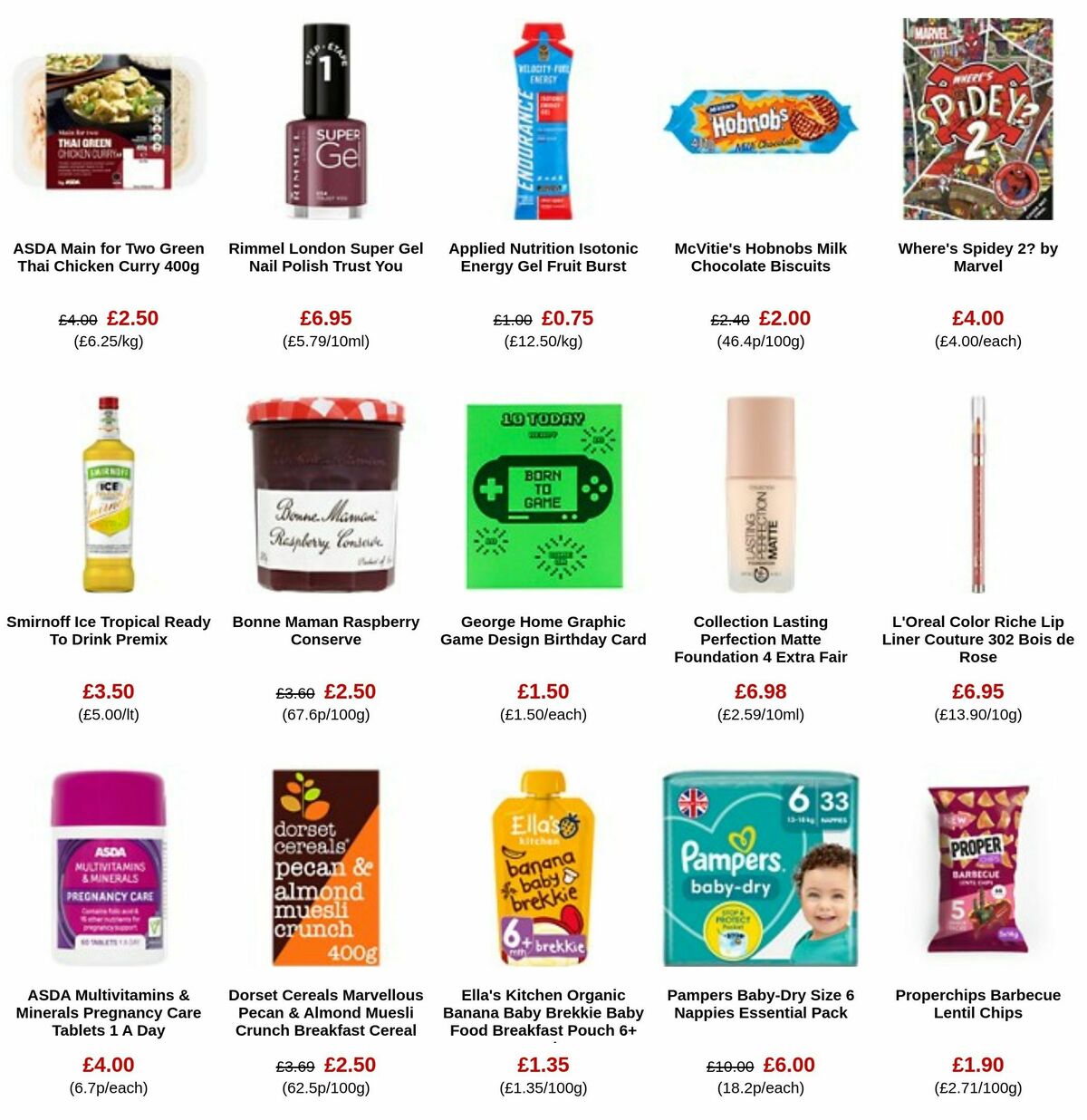 ASDA Offers from 16 February