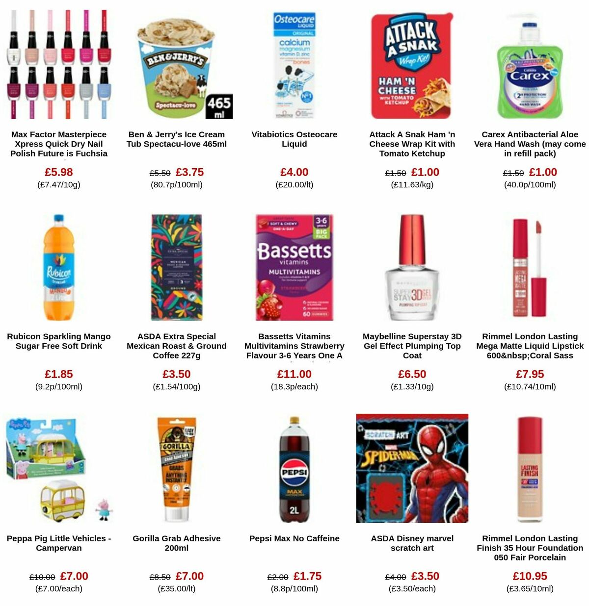 ASDA Offers from 16 February