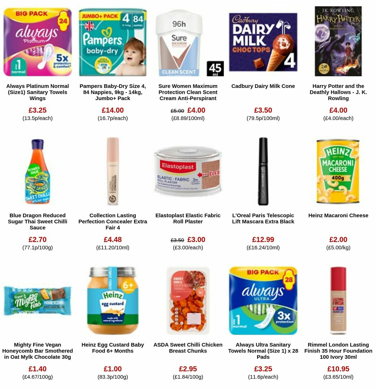 ASDA Offers from 1 March