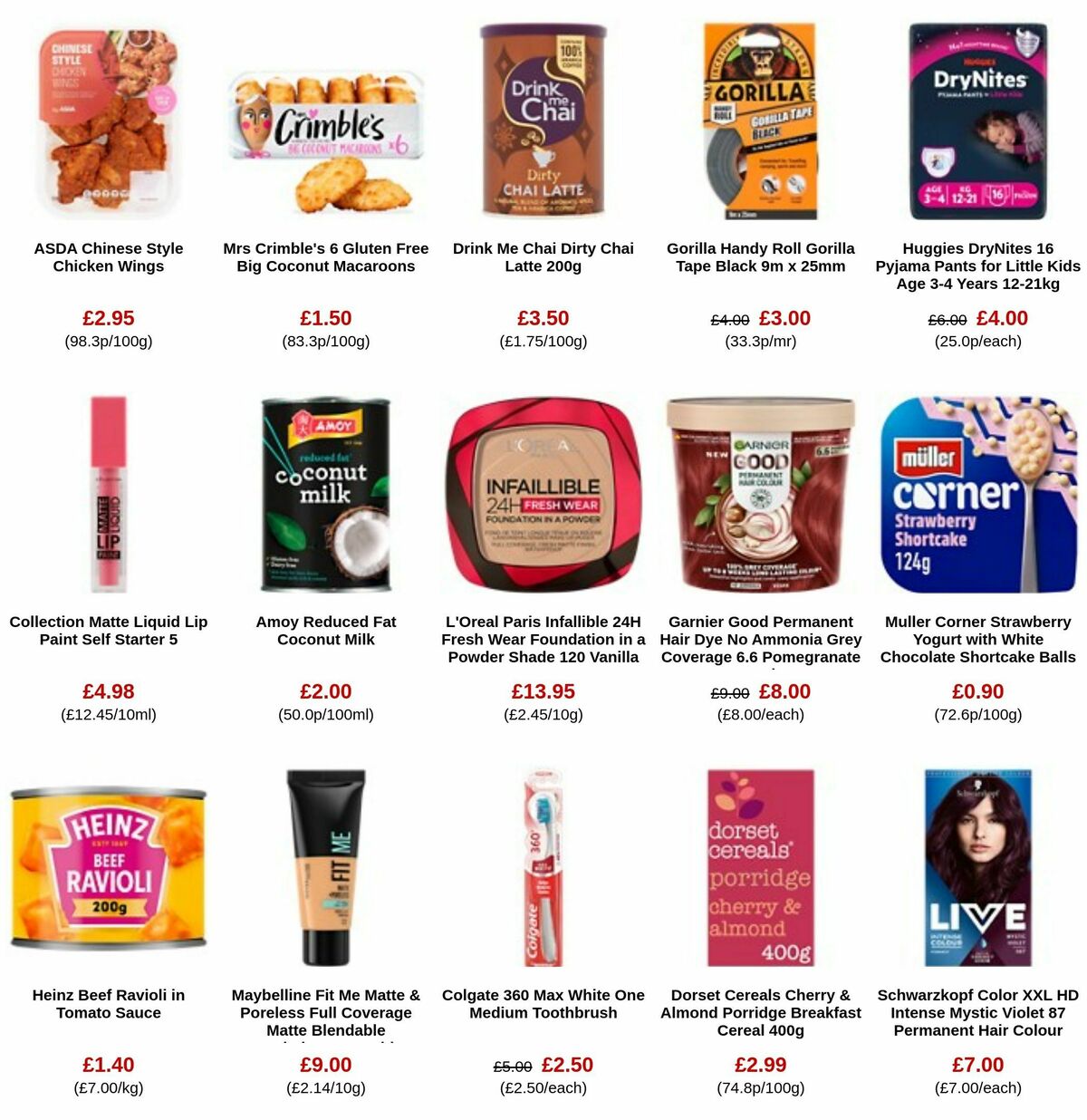 ASDA Offers from 1 March