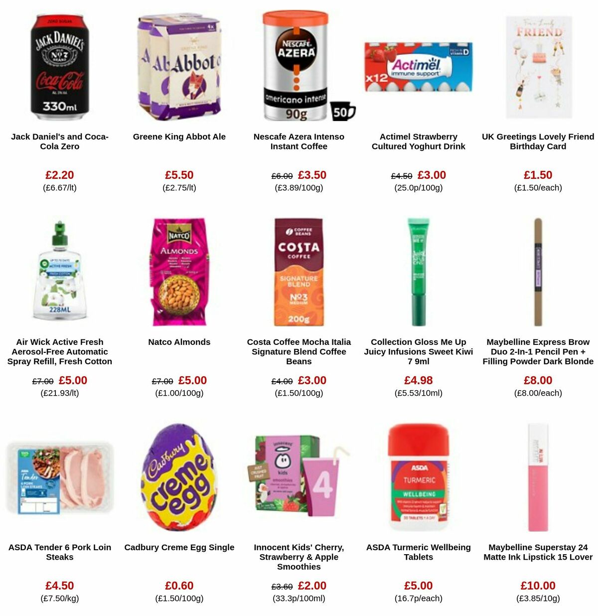 ASDA Offers from 8 March