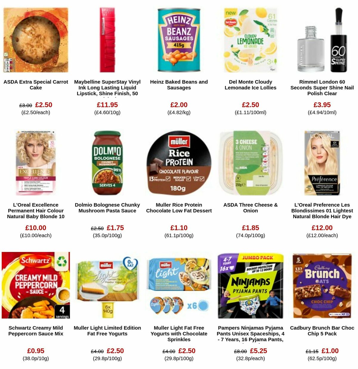 ASDA Offers from 8 March