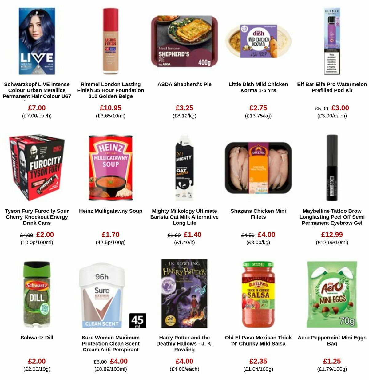 ASDA Offers from 8 March