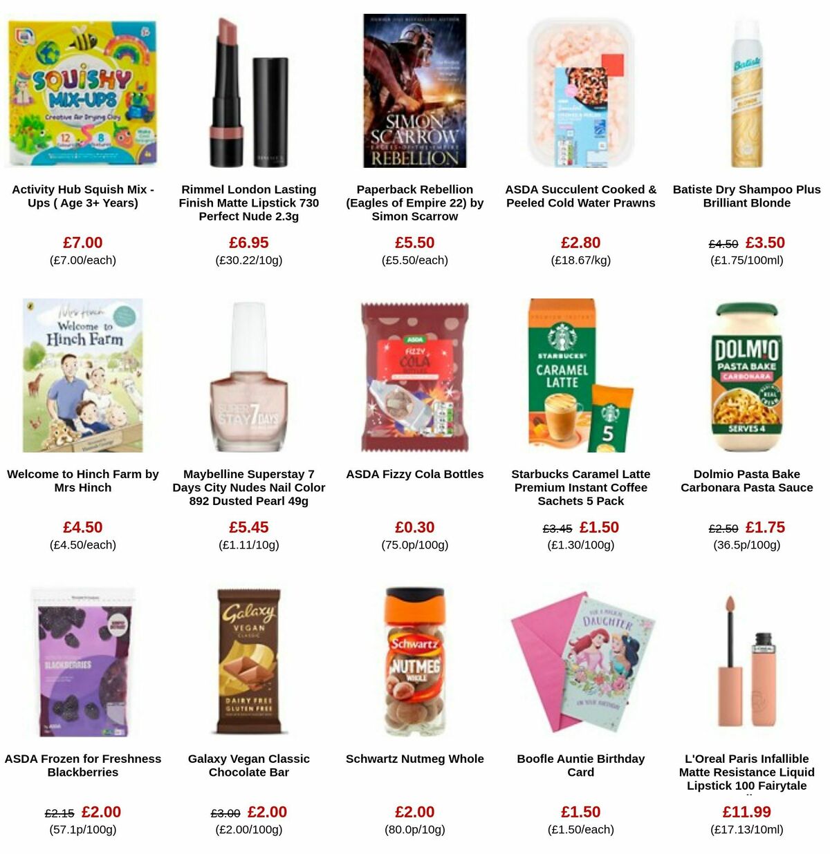 ASDA Offers from 15 March