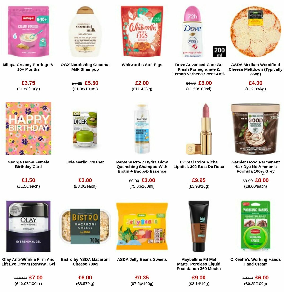 ASDA Offers from 15 March