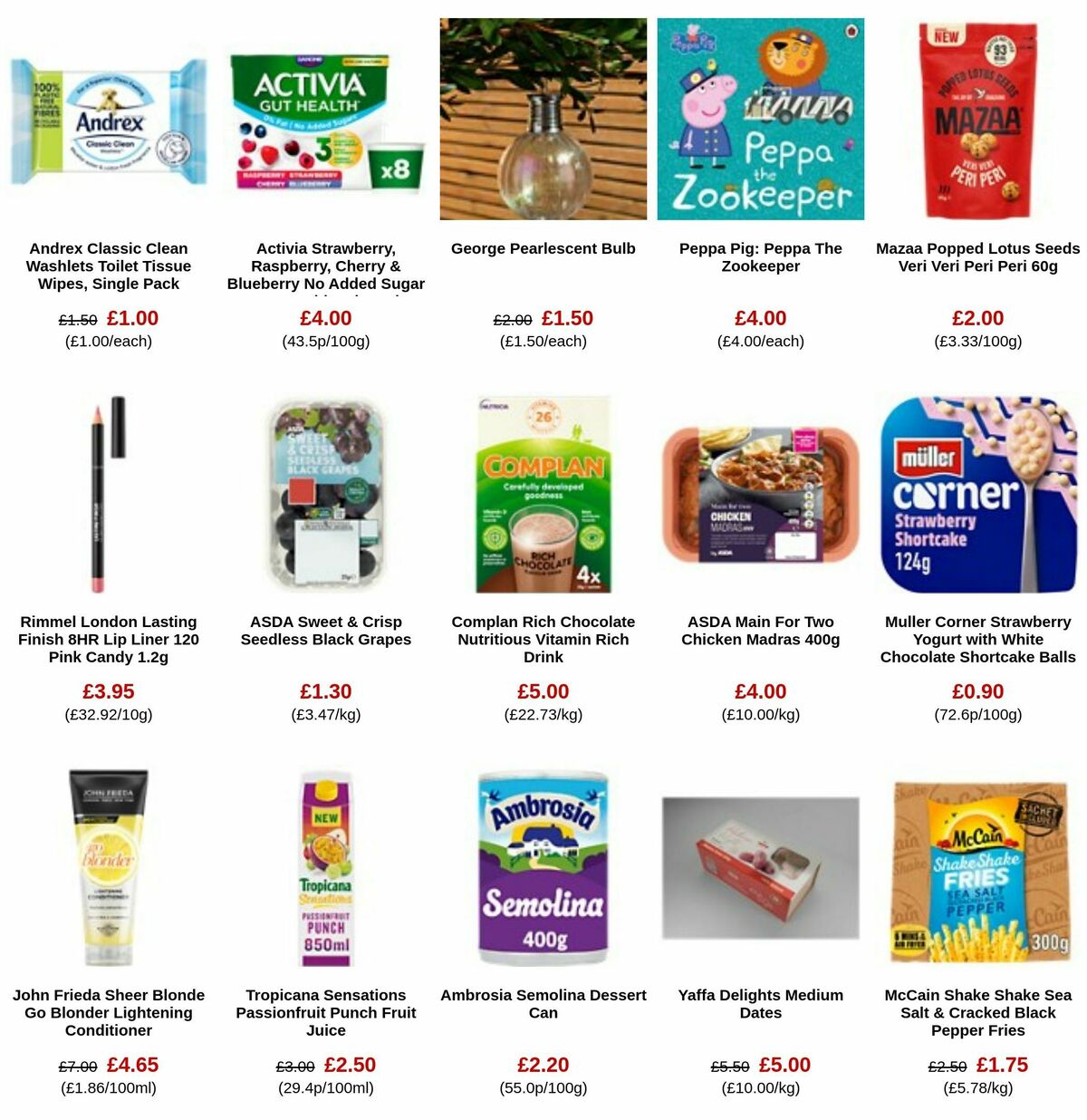 ASDA Offers from 15 March